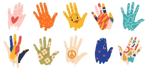 Handprint Pride Acti